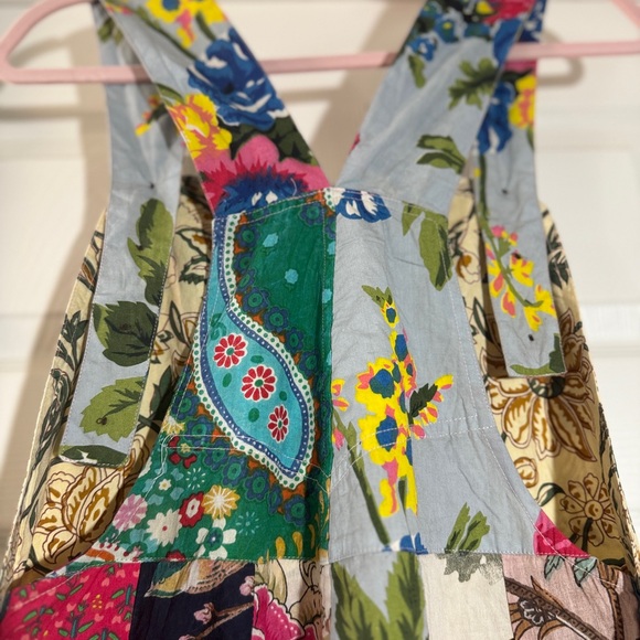 Patchwork overalls by Rahabe Rope NWOT - Picture 9 of 16